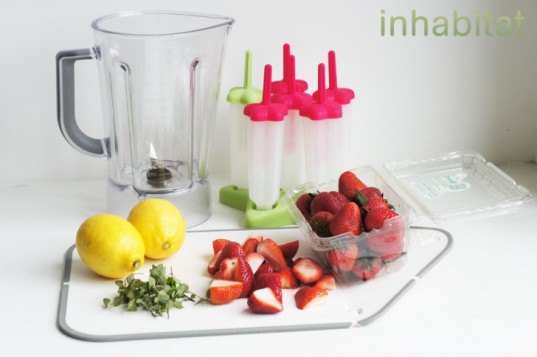 Strawberry Pop Ingredients, popsicle ingredients, fresh fruits, how to make popsicles, what you need to make popsicles, popsicle recipes