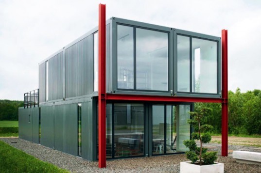 Koma Modular, design store, Germany, shipping container, recycled shipping containers,