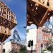Geoffrey Chaucer, Paleys upon Pilers, timber, 2012, London, Olympic Games, green design, sustainable design, literature, eco-design, temporary design, Studio Weave