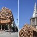 Geoffrey Chaucer, Paleys upon Pilers, timber, 2012, London, Olympic Games, green design, sustainable design, literature, eco-design, temporary design, Studio Weave