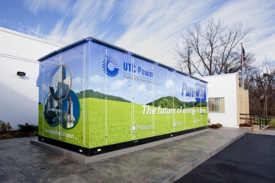 CBS Studios, thermal energy, fuel cells, PureCell Fuel Cell Systems, PureCell, UTC Power, emissions, fuel cells, toyota prius
