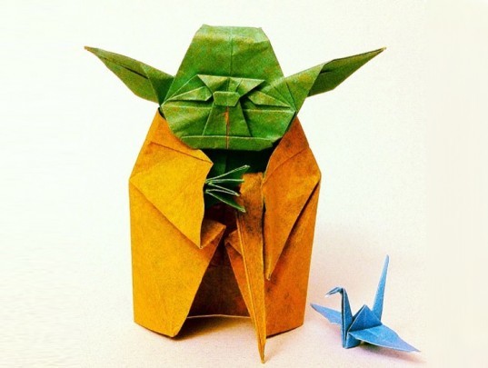green design, eco design, sustainable design, Yoyo Ferro, ORigami Yoda, Star wars Origami, Fumiaki Kawahata, sustainable art