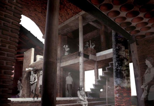  One to One , International Exhibition, 2012 Venice Architecture Biennale, Anupama Kundoo’s Wall House, Anupama Kundoo, art installation, architecture installation, sustainable building