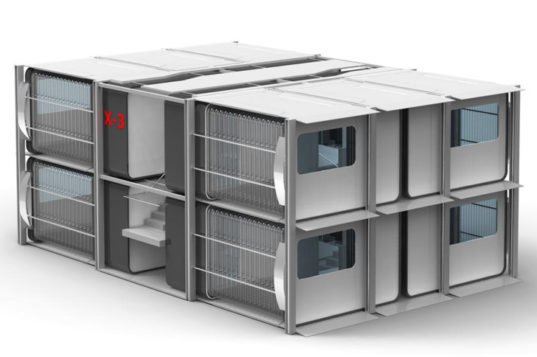 Erin Chan, James Dyson award, housing + parking, space utilization, pneumatic structure, ETFE skin, urban planners, parking garages, parking and housing