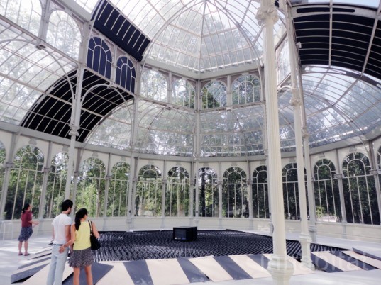 green design, eco design, sustainable design, Industrial Revolution, Palacio de Cristal, Adaptive Reuse, Museo Reina Sofia, Madrid, Nacho Criado, botanical garden, Retiro park, avant garde art exhibition, Surrealism, Crystal palace