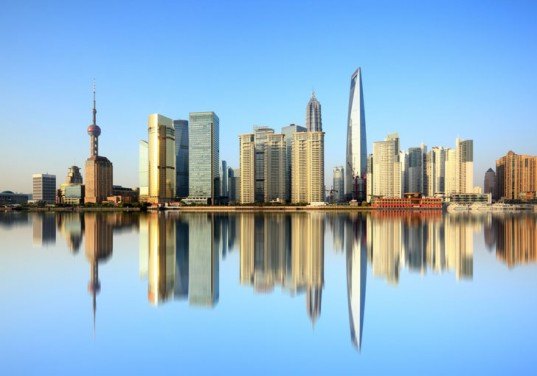 Shanghia skyline, Shanghai, Shanghai skyscrapers, Shanghai reflection