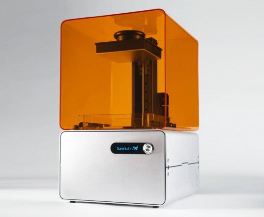 Formlabs Form 1 Affordable Desktop 3D Printer Formlambs, MIT Media Labs, 3D Printing, 3d Printing technology, stereolithography, resin printing, model printing, Form 1 printer, The Form 1
