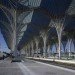 Santiago Calatrava, Oriente Station, Lisbon, Portugal, architecture, train station, transportation, canopy, dayligh