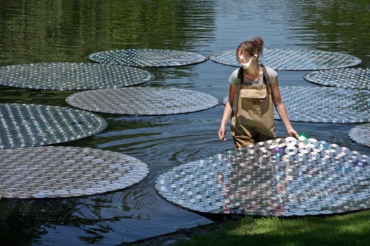 bruce munro, artist, waterlily, victoria lily, longwood gardens, light, pennsylvania, cd's