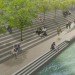 Chicago riverwalk, Chicago river, Chicago river walk, Wacker Drive, Chicago, landscape architecture