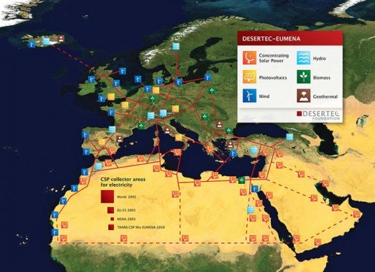solar panels, renewable energy, desertec foundation, morocco, map