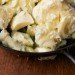 Melting beef tallow, melting suet, suet in a pan, suet for bird feeders, suet bird feeder