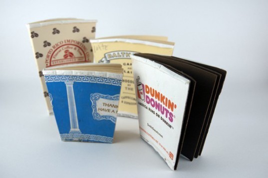 cofee cup notebooks, nyc, chistin ripley, upcycle, re-purpose