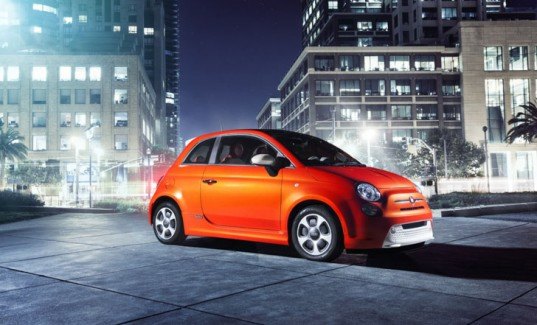 Fiat, Fiat 500, Fiat 500e, electric car, 2012 Los Angeles Auto Show, green car, green transportation, electric motor, Fiat electric car