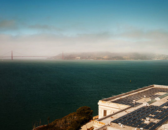Alcatraz, solar panels, San Francisco, solar energy, Alcatraz Island, Chad Ress