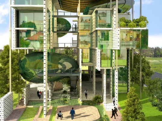 Delhi Pollution Control Committee, M:OFA, living building, pollution filter, urban filter, eco office, new delhi