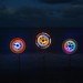Aether and Hemera, POV, Persistence of Vision, led, light emitting diode, eco art, green art, lighting installation, sustainable design, green design