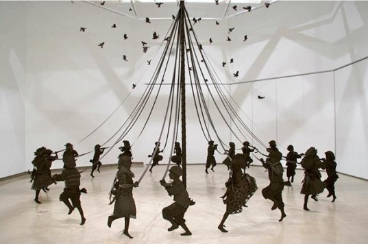 kristi malakoff, paper art, paper sculpture, sustainable artwork, green art, paper art, maibaum