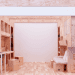 Barcode Room, Studio_01, modular design, furniture, space-saving, urban design, wood, Japan, green design, sustainable design, eco-design