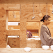 Barcode Room, Studio_01, modular design, furniture, space-saving, urban design, wood, Japan, green design, sustainable design, eco-design
