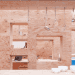 Barcode Room, Studio_01, modular design, furniture, space-saving, urban design, wood, Japan, green design, sustainable design, eco-design
