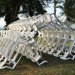 LIKEarchitects, recycled materials, Portugal, plastic chairs, pergola, tunnel, temporary design, nature, recyclable materials, Canal 180, sustainable design, eco design