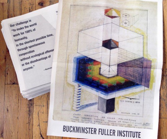 Buckminster Fuller Institute, buckminster fuller, bfi, 4D tower light projections, art, print, social design, green design, sustainable design, buckminster fuller challenge, social design, buckminster fuller print, diagram, donation