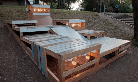 S.O.S., Spazio Open Source, reclaimed materials pavilion, recycled materials fort, recycled materials community space, recycled materials architecture, landscape architecture, rome community space