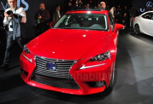 NAIAS, Detroit auto show, North American International Auto Show, 2013 NAIAS, 2013 Detroit Auto Show, green cars, hybrid car, green transportation, Laura K. Cowan, Lexus, IS Hybrid, Lexus IS Hybrid