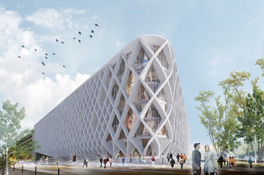 CVDB Arquitectos, Ljubljana National Library, Ljubljana, Slovenia