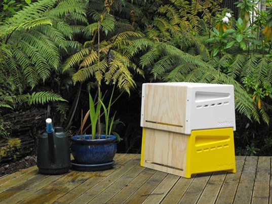 green design, eco design, sustainable design, Rowan Dunford, Urban beehive, urban beekeeping, IKEA, stackable beehives