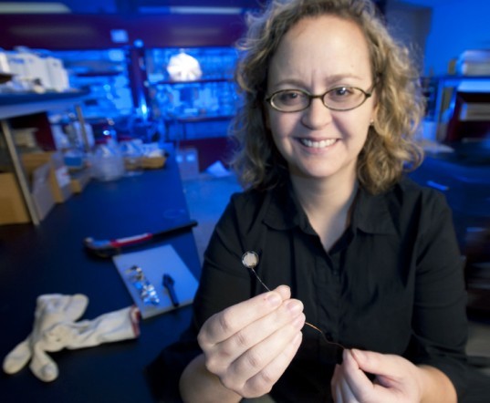 Prieto 3D Sponge Battery Amy Prieto In Lab Amy Prieto, 3D, battery, rechargeable battery, Colorado State University, Prieto Battery Company, lithium ion battery, electric vehicles, smartphones