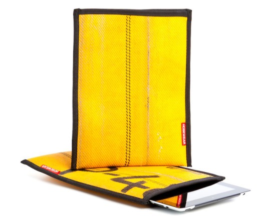 HoseWear Recycled Fire House iPad Case hosewear, ipad sleeve, recycled fire house, green design, sustainable design, recycled materials, fire house ipad sleeve, recycled ipad sleeve, apple ipad, green ipad case, sustainable ipad case, green products