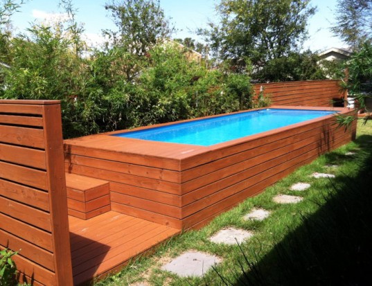Stefan Beese, dumpster pool, recycled dumpster pool, green design, sustainable design, recycled materials, new orleans, adaptive reuse, portable pool