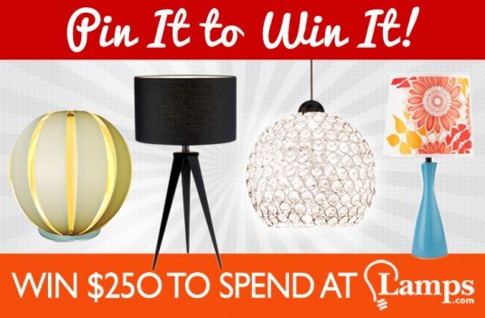 pin it to win it, lamps.com, lamps, lamp stores, where to buy lamps online, online lamp stor, lighting store, lighting shop, win this, free stuff, lamps contest, pinterest contest, pinterest competition, inhabitat contest, inhabitat competition, pin your favorite things, pinning contest, pinterest competition