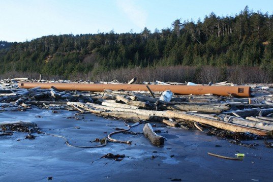 Tsunami debris, Alaska, beach debris, beach trash, Alaska beach
