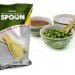 edible spoon, triangle tree, corn, biodegradable, plastic alternative