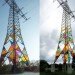 green design, eco design, sustainable design, Ching-Ki Park, Have-Ryan Jong, Ail Hwang, Lechtturm, Lighthouse, stained glass electrical tower, eco art, recycle art, Hattigen Germany
