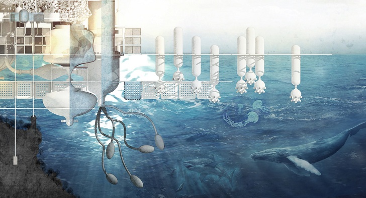 Tower of Refuge, green skyscraper, tower, futuristic skyscraper, evolo skyscraper competiton 2015, solar power, animal extinction, deforestation, green architecture