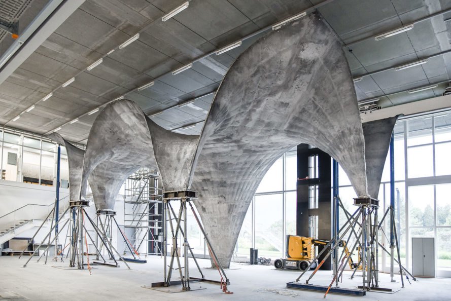 ETH Zurich, Swiss Federal Institute of Technology Zurich, Switzerland, HiLo, Empa, concrete, concrete roof, ultra-thin concrete, ultra-thin concrete roof, ultra-thin, building material, building materials, roof, roofs, roofing, architecture
