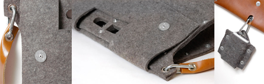 Carga recycled felt bag, Mauro Bianucci, Recycled Felt Bag, Eco-friendly laptop bag, , Eco-friendly briefcase, eco-friendly tote