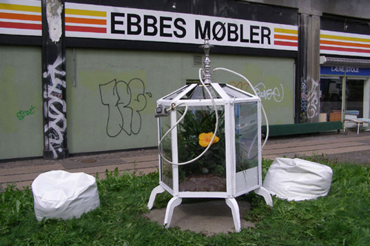 publik denmark hot summer urban farming oxygen greenhouse intervention garden