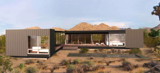 Marmol Radziner, Desert prefab, desert house, dwell on design conference, desert modernism, green desert modernism, LEED, Joshua Tree