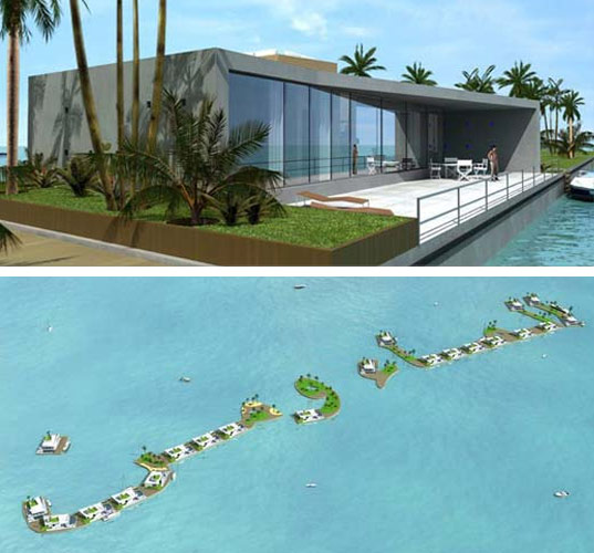 Koen Olthuis, Waterstudio, Waterstudio.nl, Dubai, Palm Resort, Floating houses, water houses