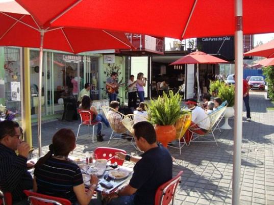 shipping containers, shipping container architecture, Mexico, Container City, container restaurant, shipping container restaurant, recycled materials
