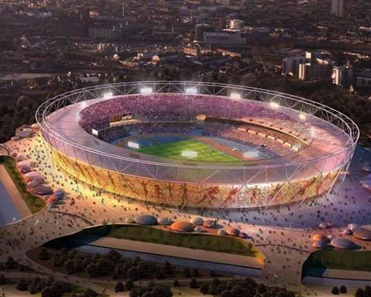 london, london olympic stadium, 2012 olympics, recycled materials, recycled scrap metal, guns, knives, metropolitan police, london police, recycled guns, eco stadium