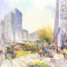 Flushing Commons Green Development for Queens New York, green design, eco design, green architecture, sustainable design, new york, green nyc, flushing, new york, queens, rockefeller development group
