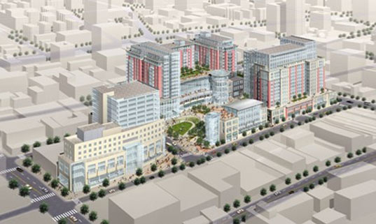 Flushing Commons Green Development for Queens New York