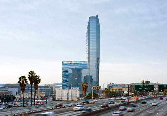 los angeles, la, la live, gensler, marriot, ritz carlton, green design, green architecture, eco design