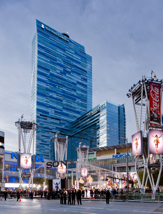 los angeles, la, la live, gensler, marriot, ritz carlton, green design, green architecture, eco design
